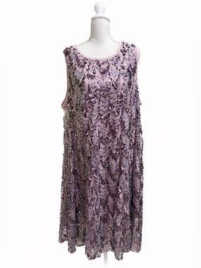 ✨ Torrid Sequin Shift Dress Mini Cocktail Sleeveless Size 2 (2X 18/20) ✨